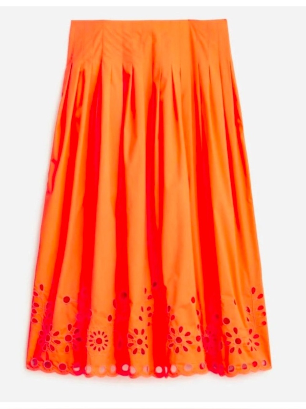 J Crew Eyelet-hem midi skirt
Item BR523